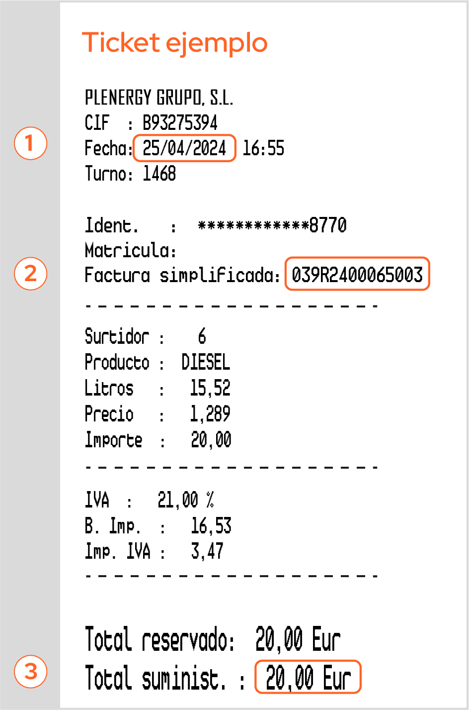 Ejemplo ticket Plenergy